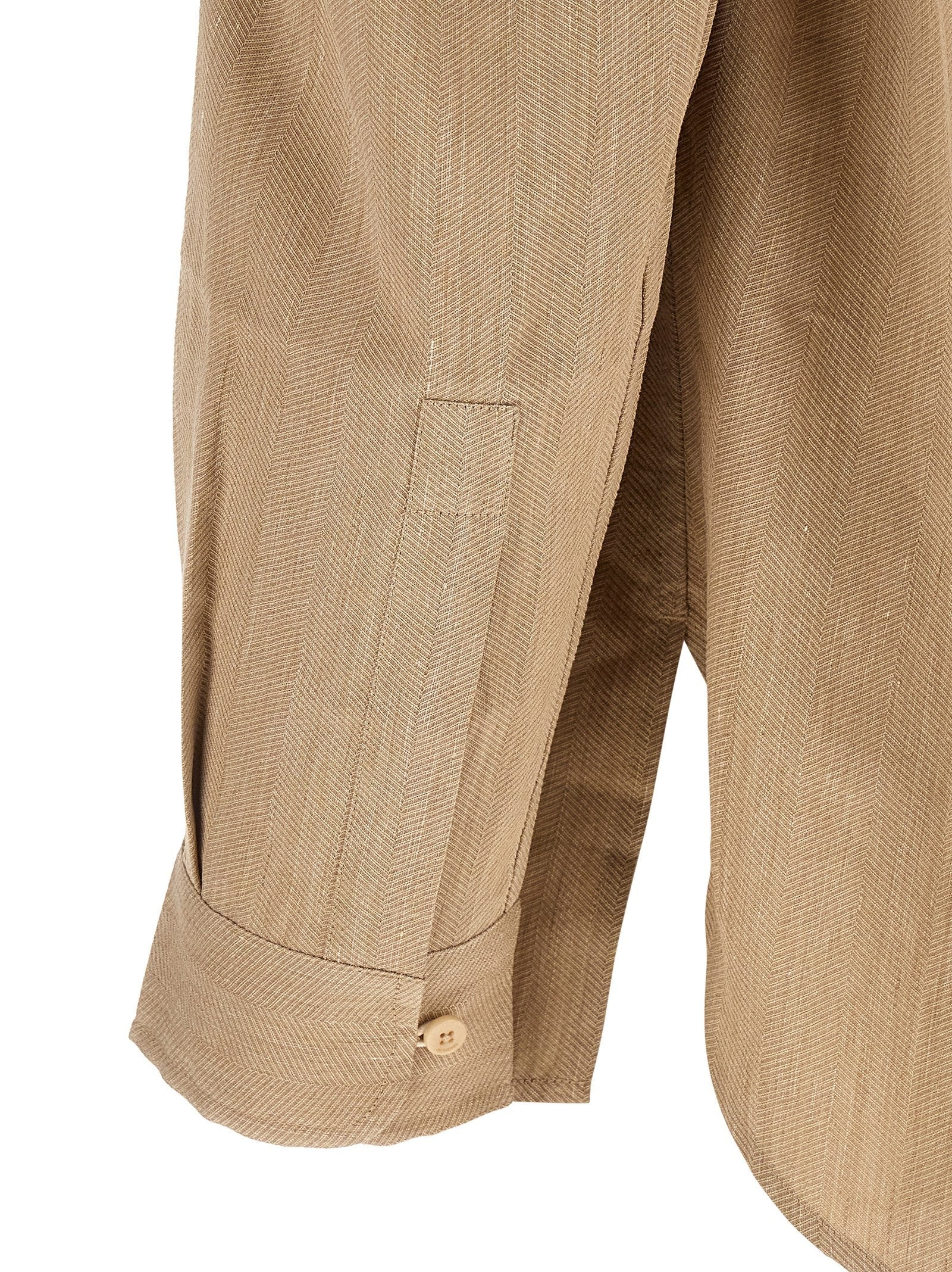 JACQUEMUS La Chemise Pastro Shirt Beige