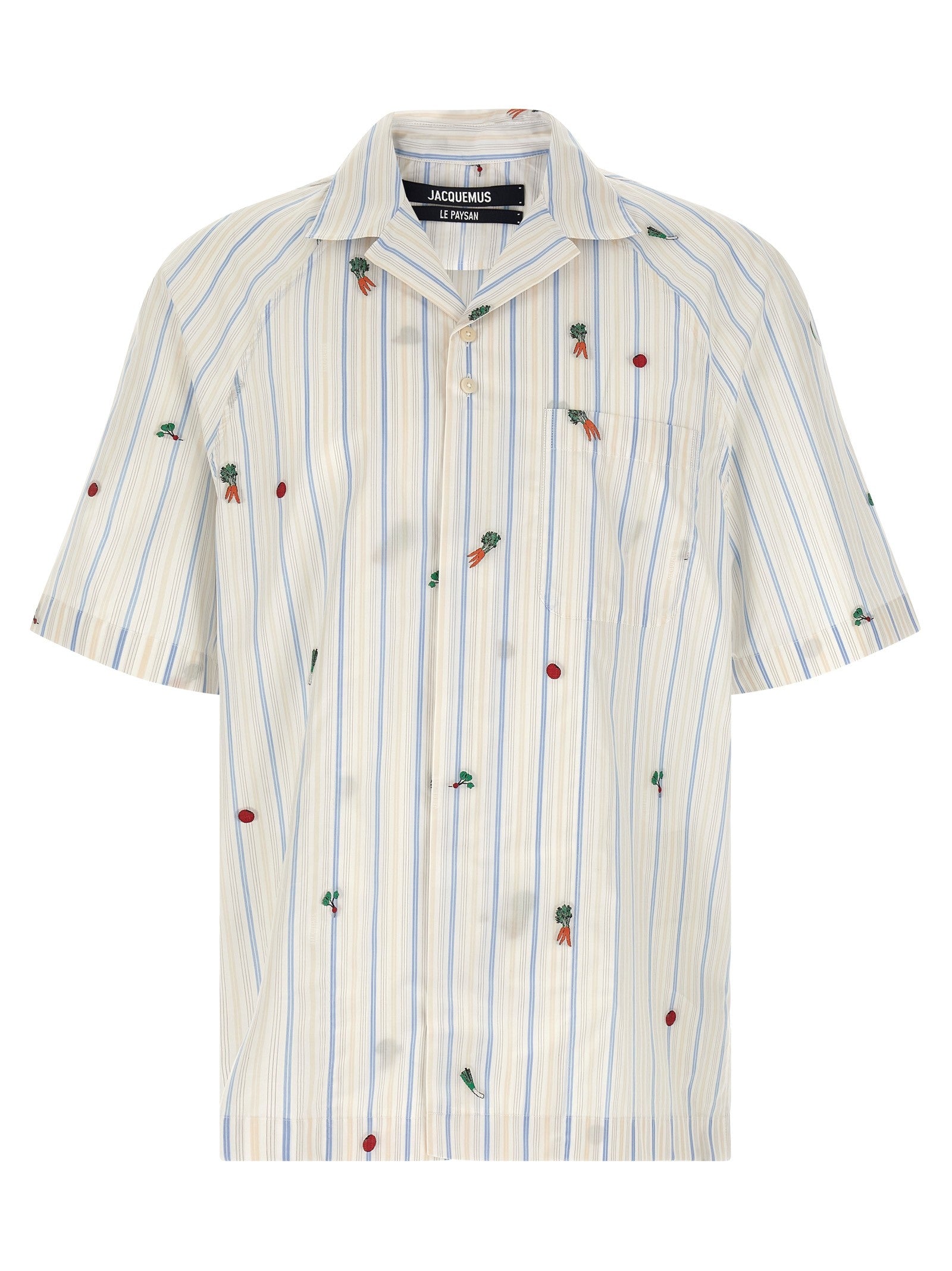 JACQUEMUS La Chemise Romarin Shirt Gold