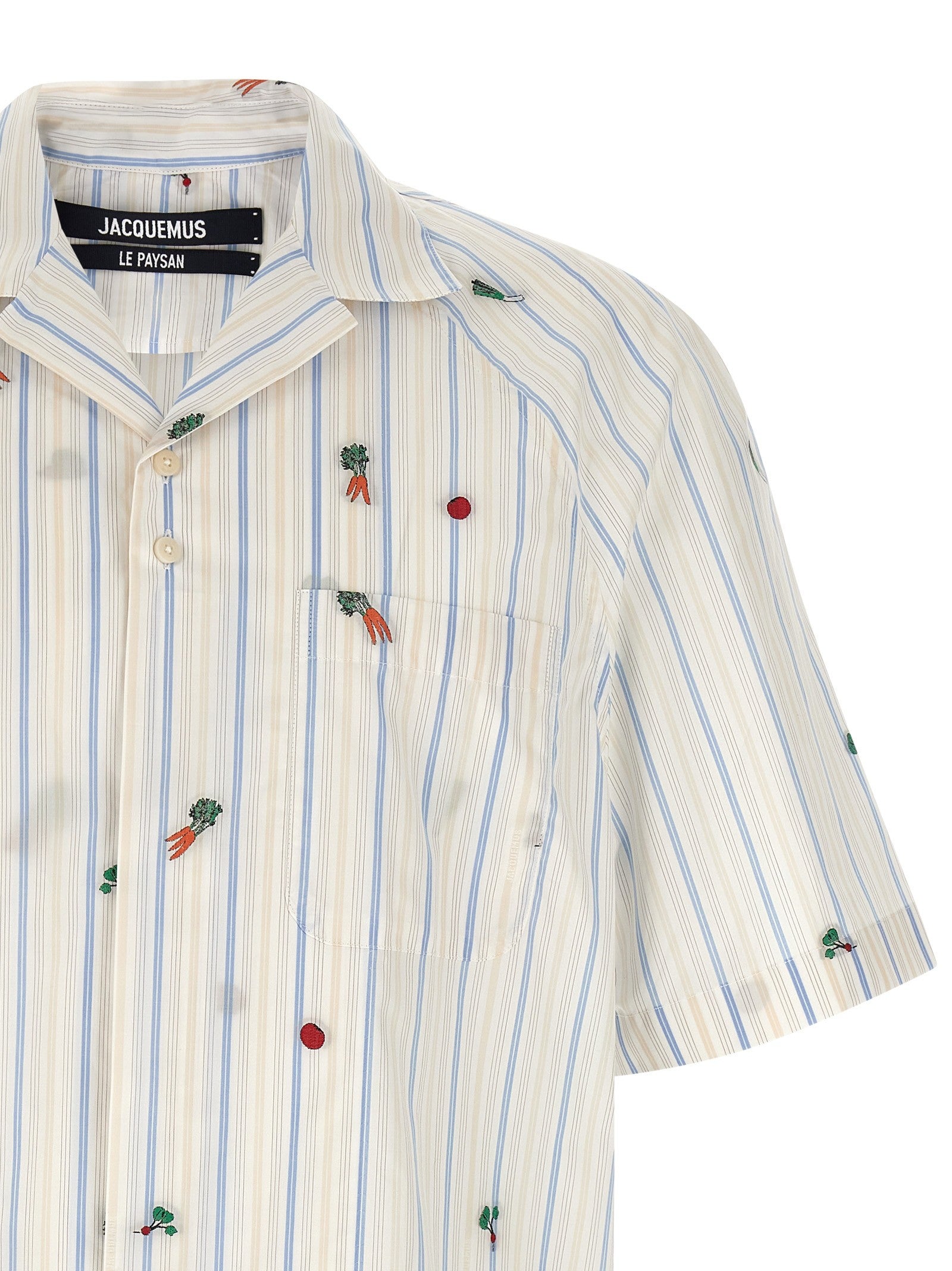 JACQUEMUS La Chemise Romarin Shirt Gold
