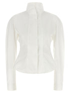 JACQUEMUS La Chemise Tulipe Shirt White