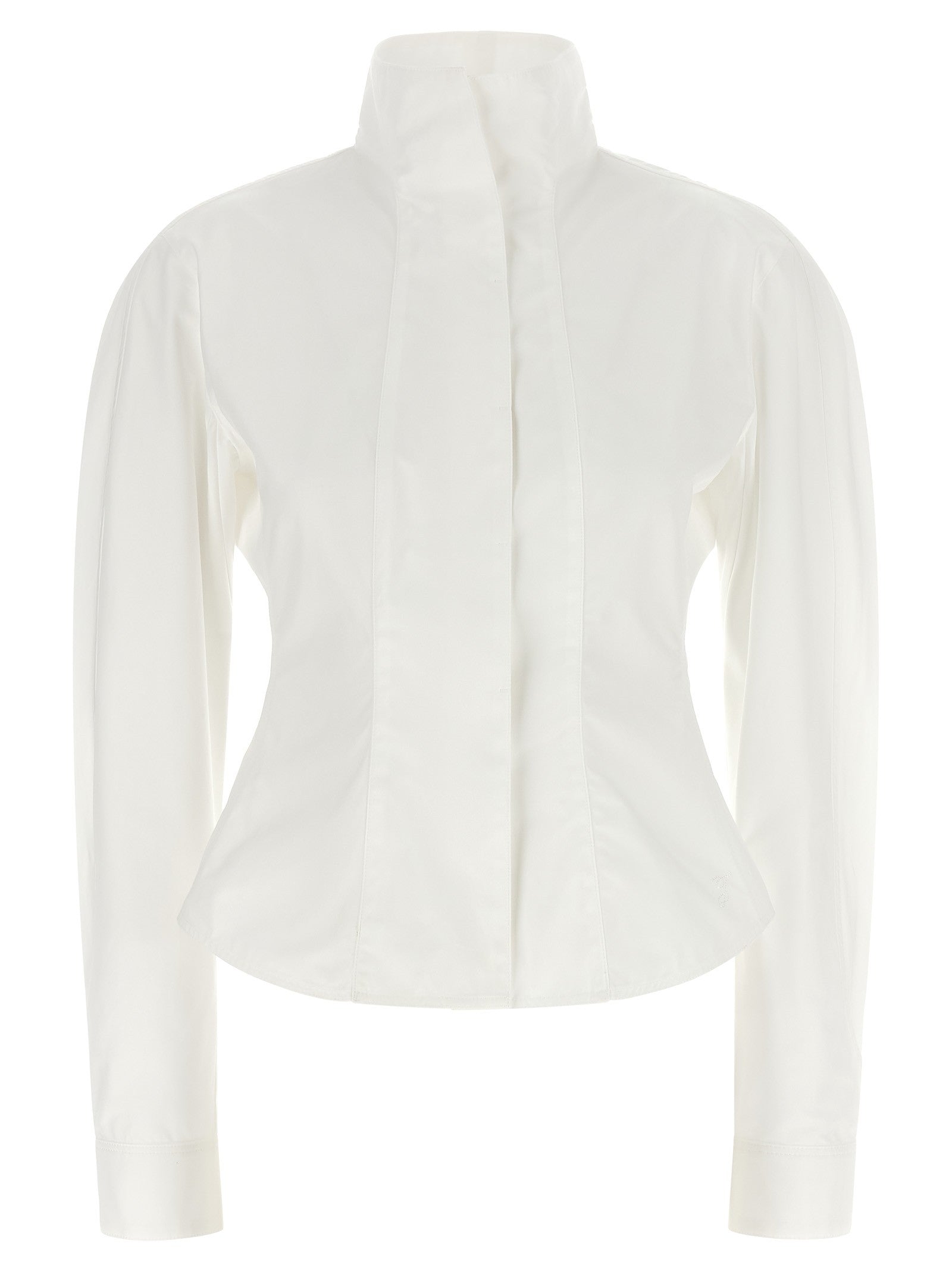 JACQUEMUS La Chemise Tulipe Shirt White