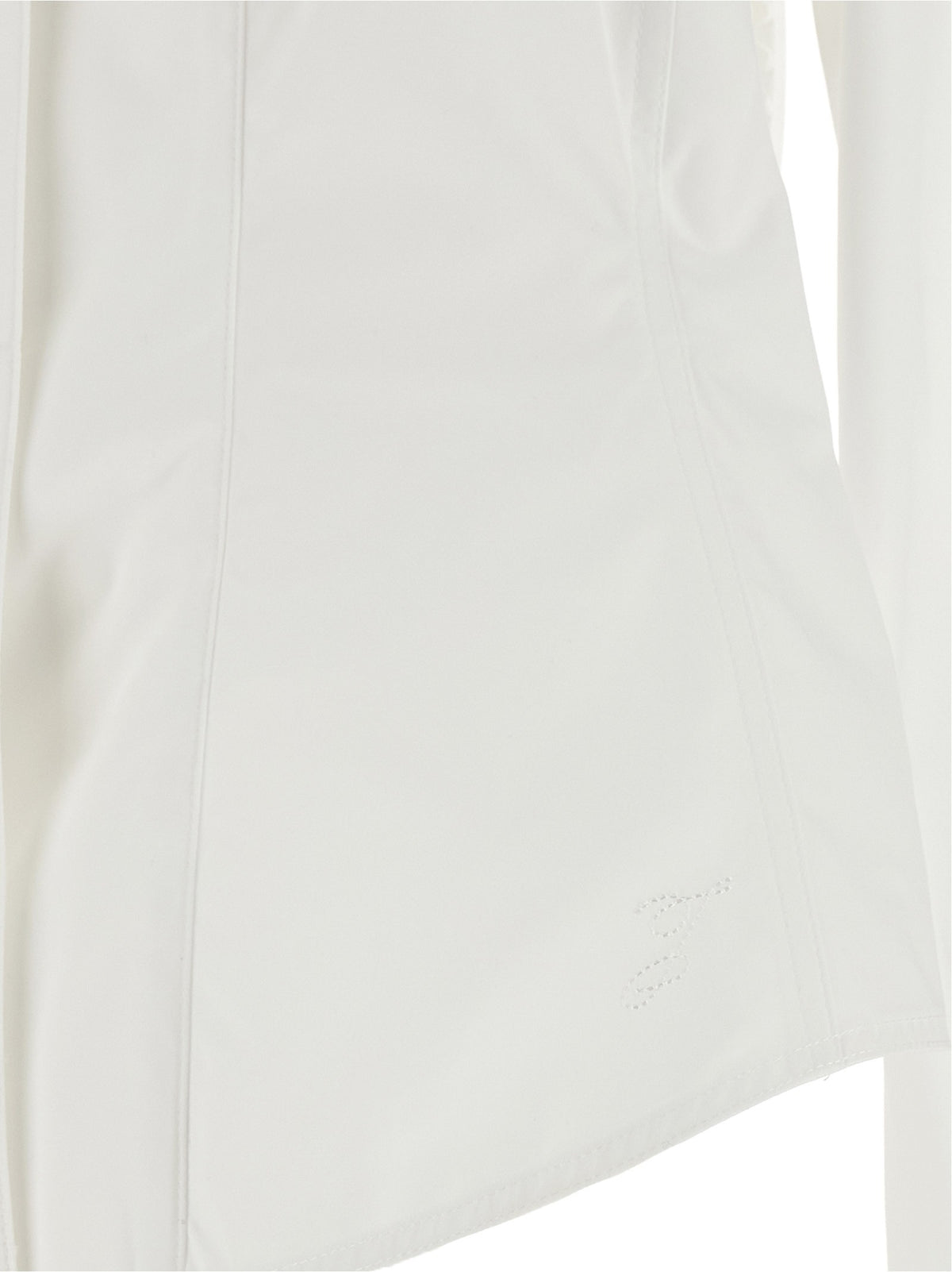 JACQUEMUS La Chemise Tulipe Shirt White, view 5