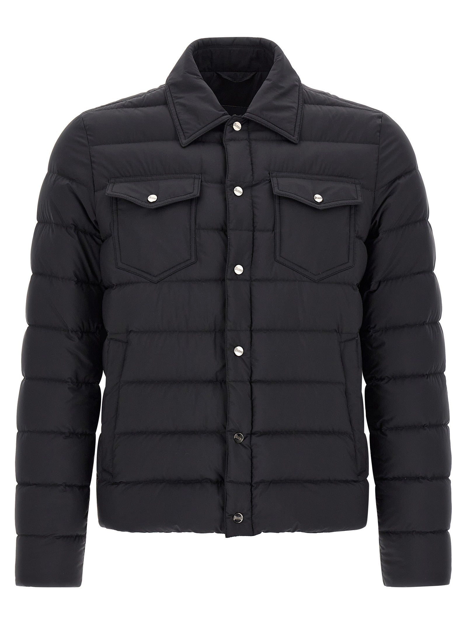 Herno La Denim Jacket Jacket Black