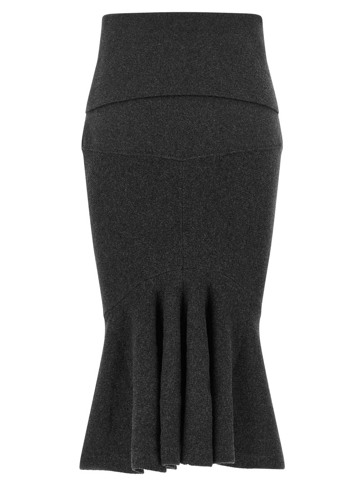 JACQUEMUS La Jupe Fiocco Skirt Grey