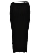 JACQUEMUS La Jupe Pralù Skirt Black, view 2