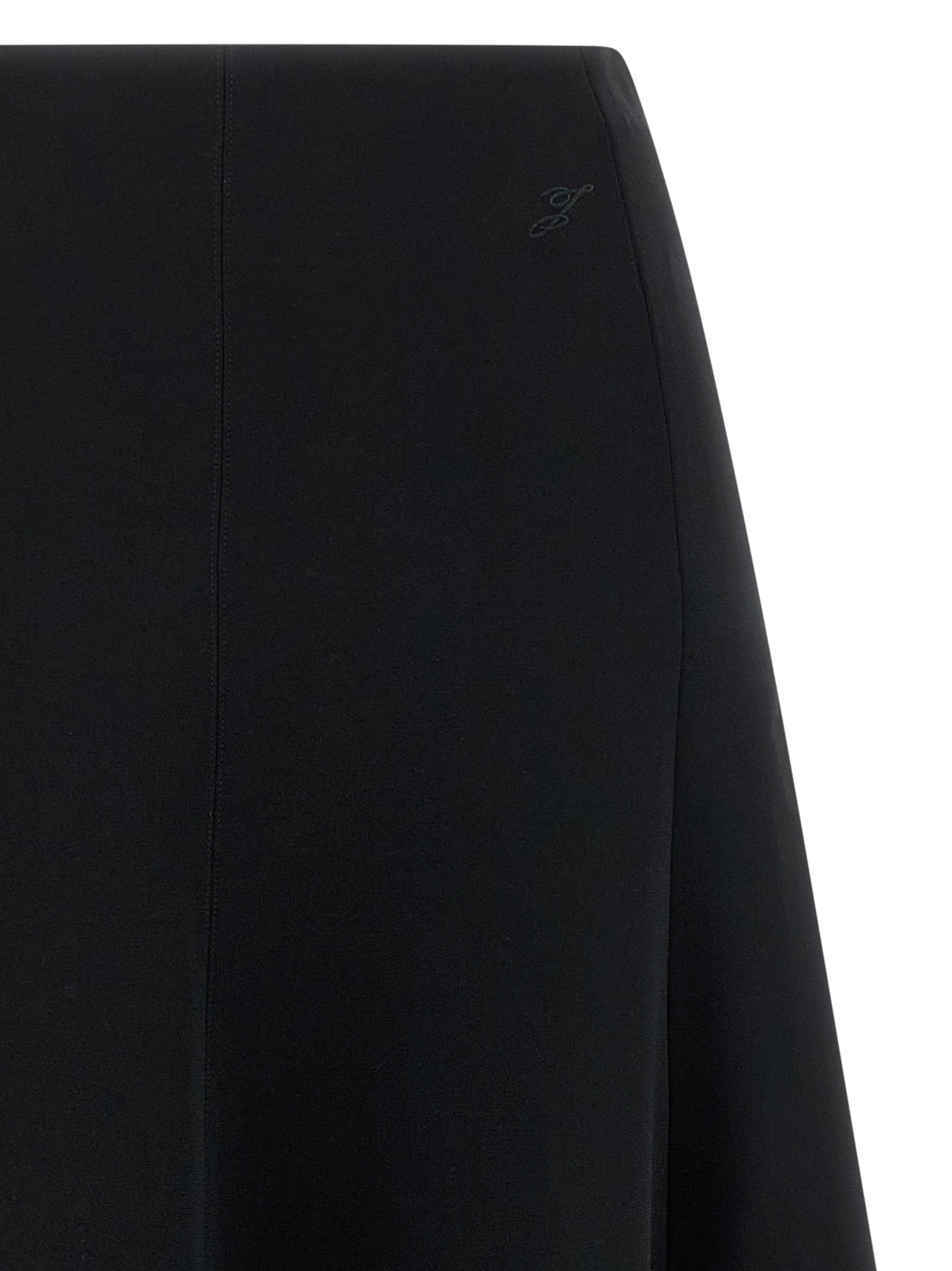 JACQUEMUS La Jupe Triangle Skirt Black