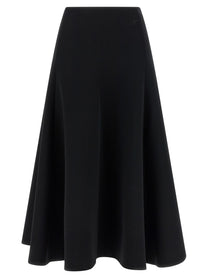 JACQUEMUS La Jupe Triangle Skirt Black