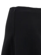 JACQUEMUS La Jupe Triangle Skirt Black, view 4