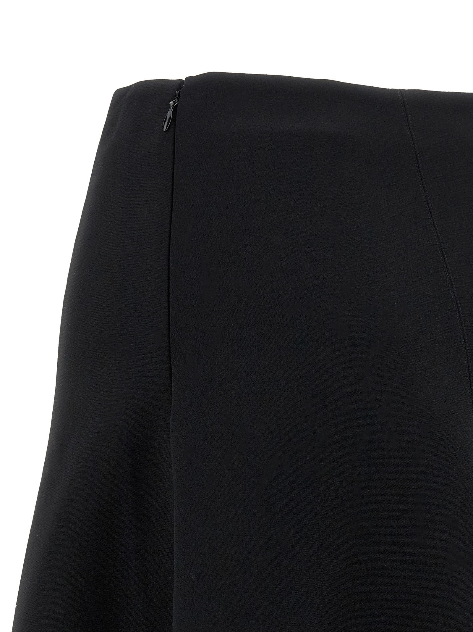 JACQUEMUS La Jupe Triangle Skirt Black