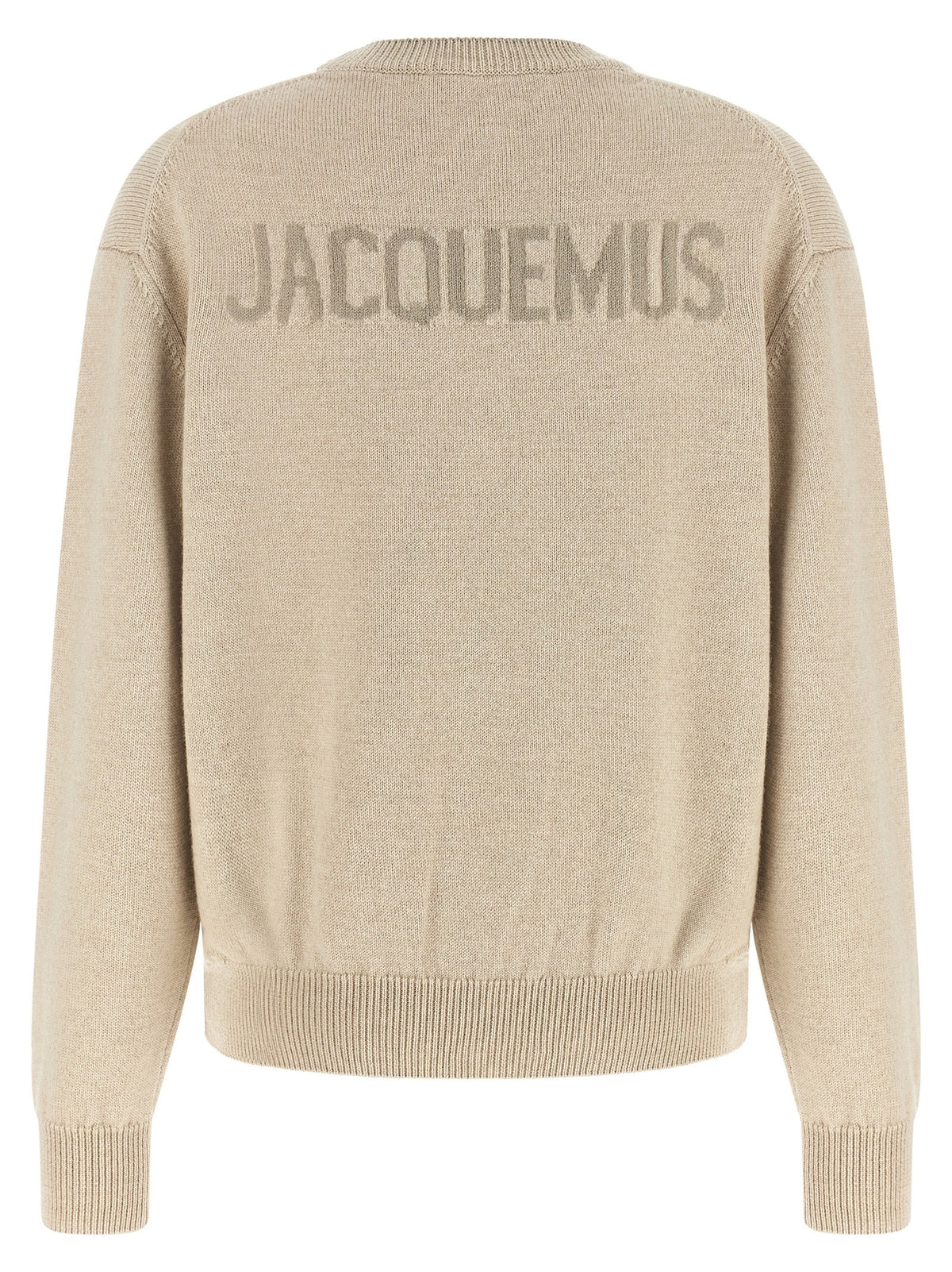JACQUEMUS La Maille Moulin Sweater Beige, view 2