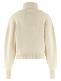 JACQUEMUS La Maille Pallone Sweater White
