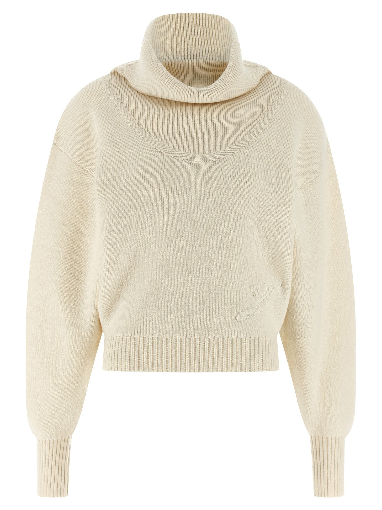 JACQUEMUS La Maille Pallone Sweater White