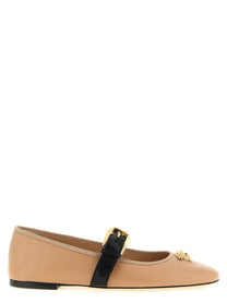 Versace La Medusa Ballet Flats Blue