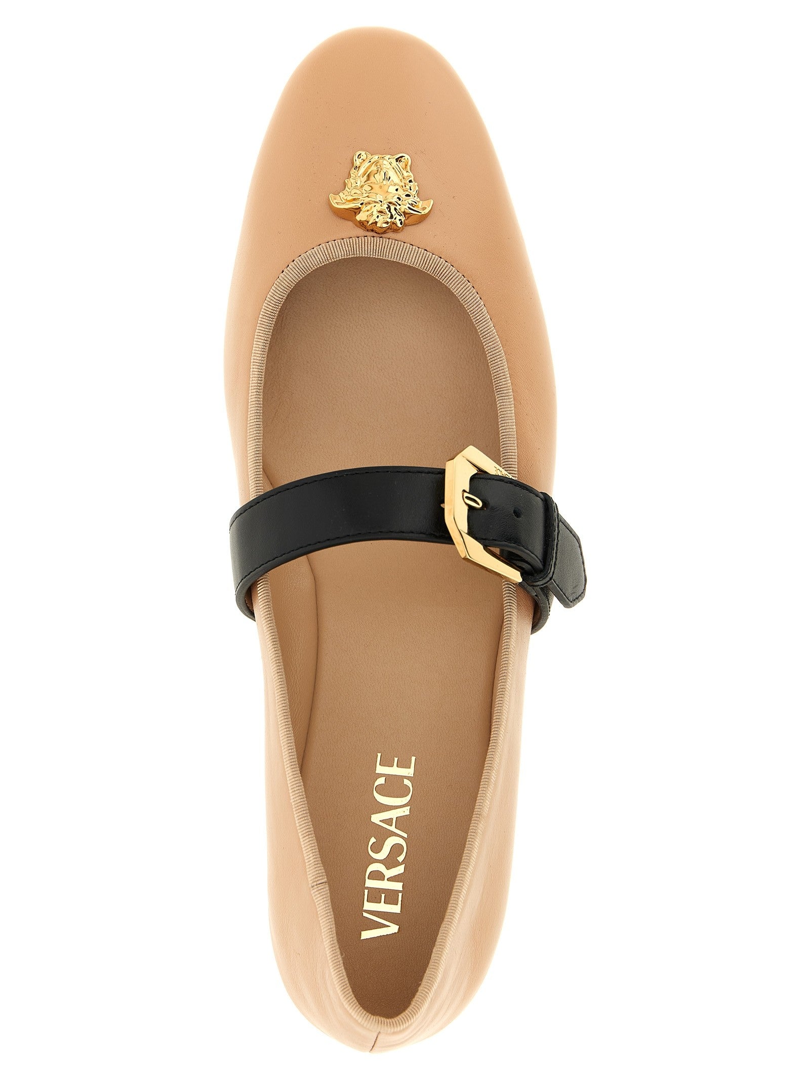 Versace La Medusa Ballet Flats Blue
