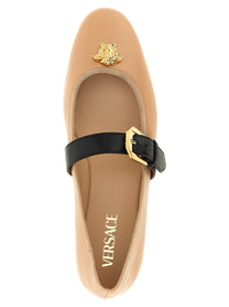 Versace La Medusa Ballet Flats Blue