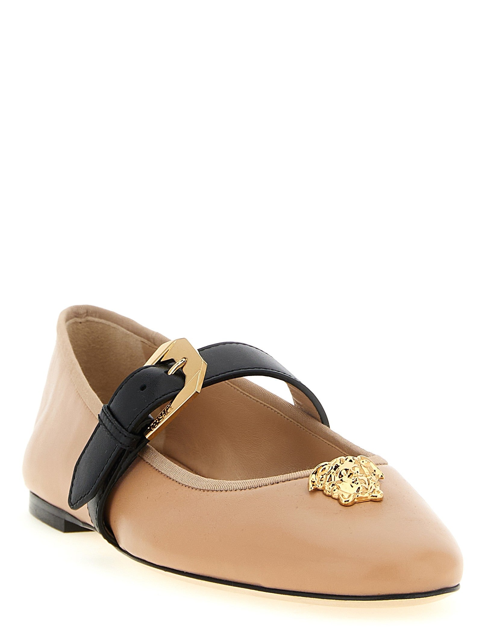 Versace La Medusa Ballet Flats Blue