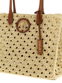 Versace La Medusa Large Shopping Bag Beige