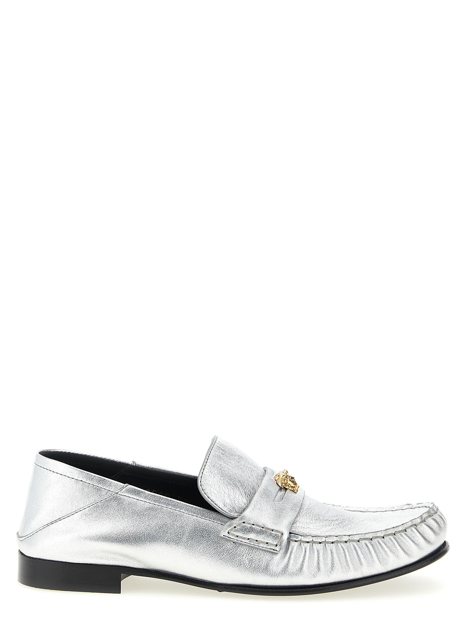 Versace La Medusa Loafers Silver