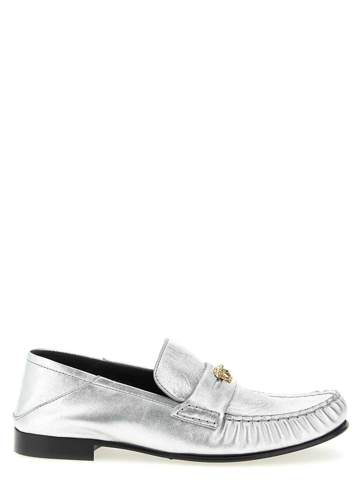 Versace La Medusa Loafers Silver