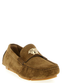 Versace La Medusa Loafers Brown