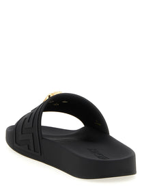 Versace La Medusa Slides Black