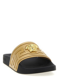 Versace La Medusa Slides Gold