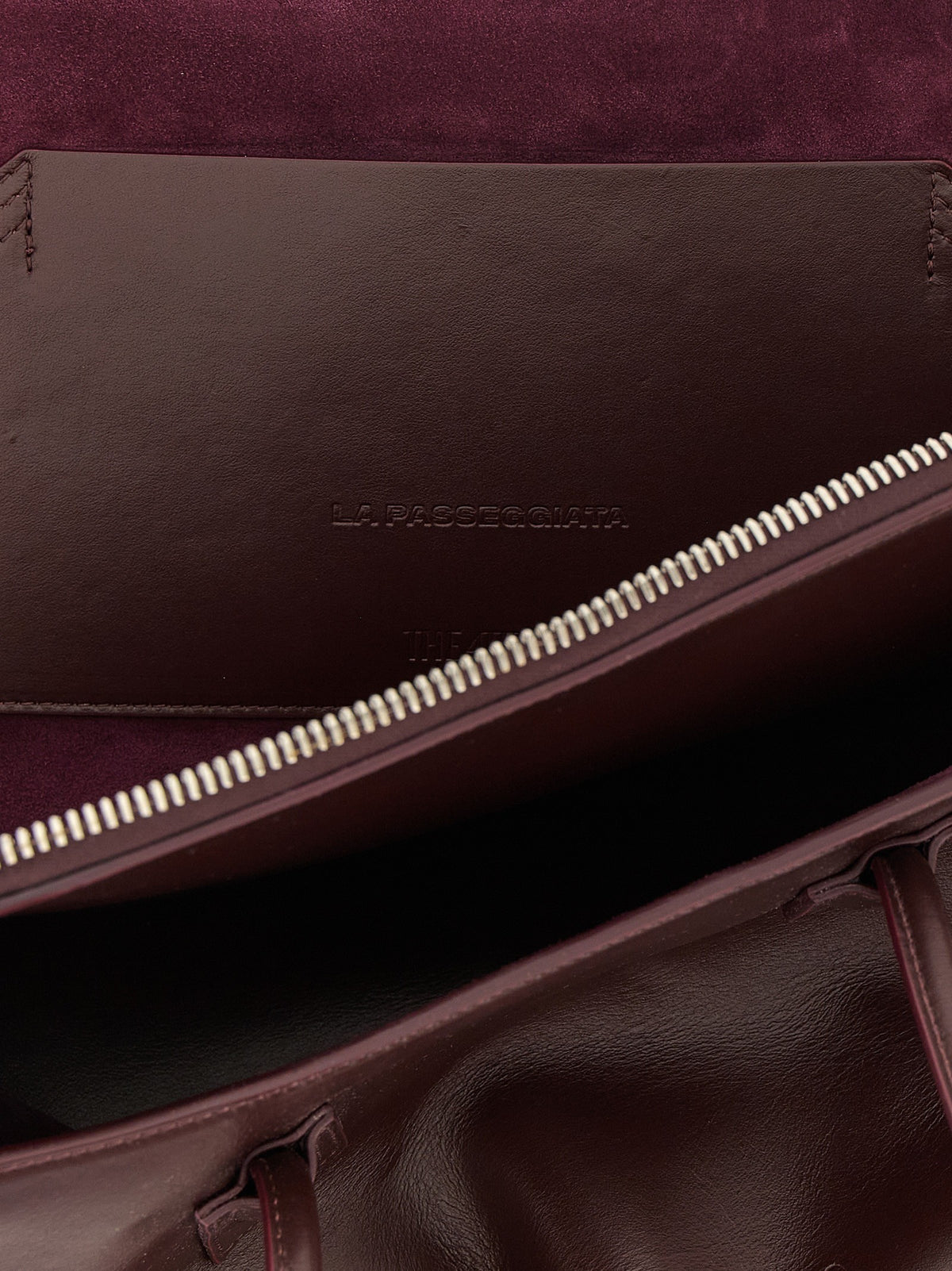 The Attico La Passeggiata Medium Shoulder Bag Purple