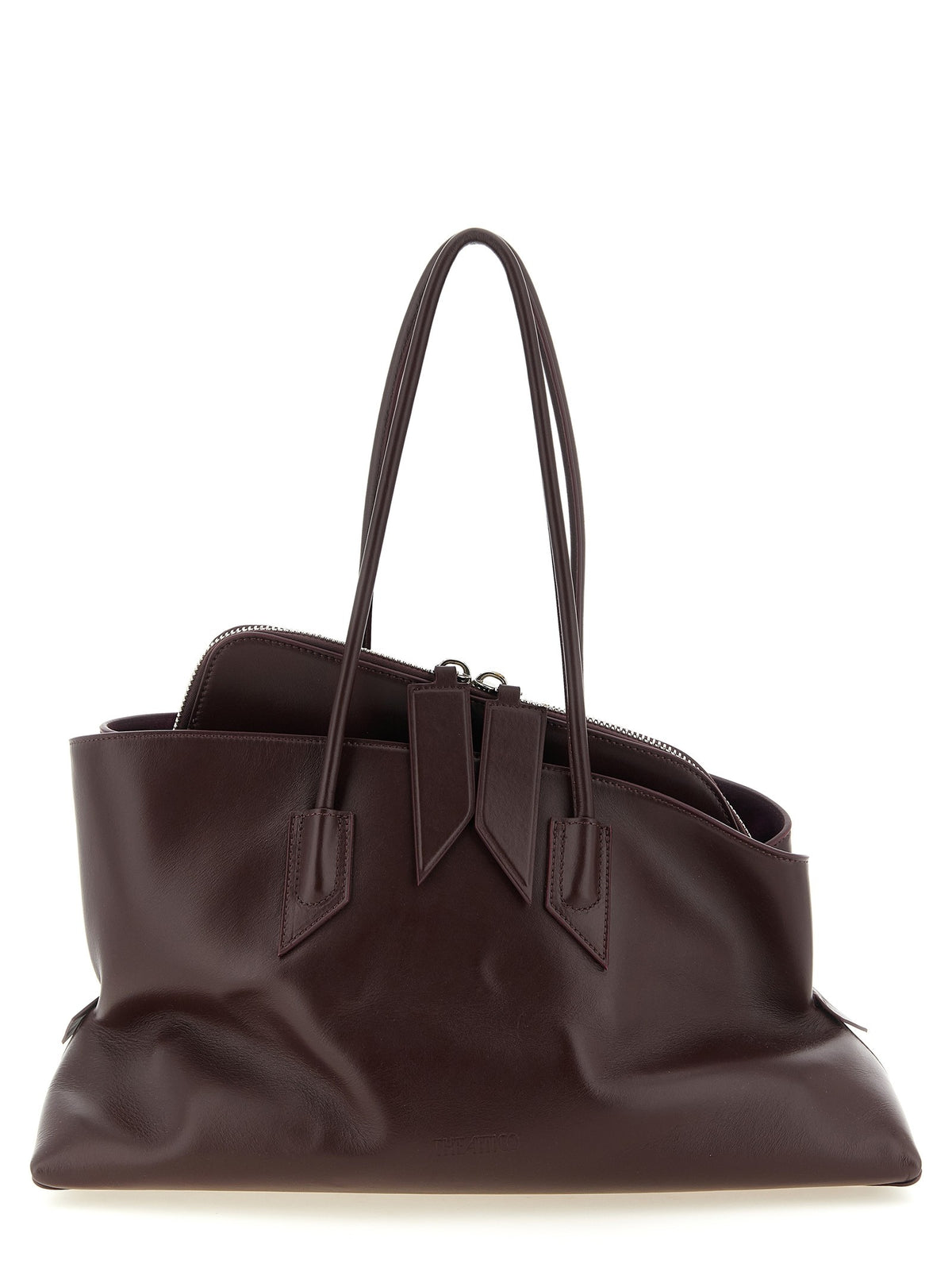 The Attico La Passeggiata Medium Shoulder Bag Purple