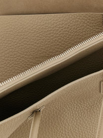 The Attico La Passeggiata Medium Shoulder Bag Beige