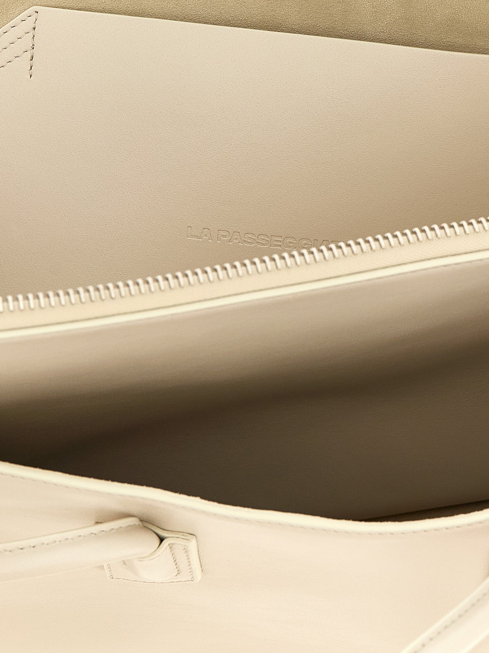 The Attico La Passeggiata Medium Shoulder Bag White