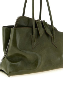 The Attico La Passeggiata Medium Shoulder Bag Green