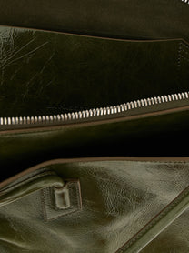 The Attico La Passeggiata Medium Shoulder Bag Green