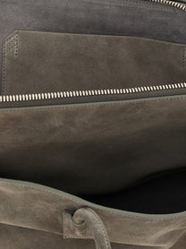 The Attico La Passeggiata Medium Shoulder Bag Grey