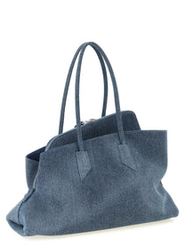 The Attico La Passeggiata Medium Shoulder Bag Blue