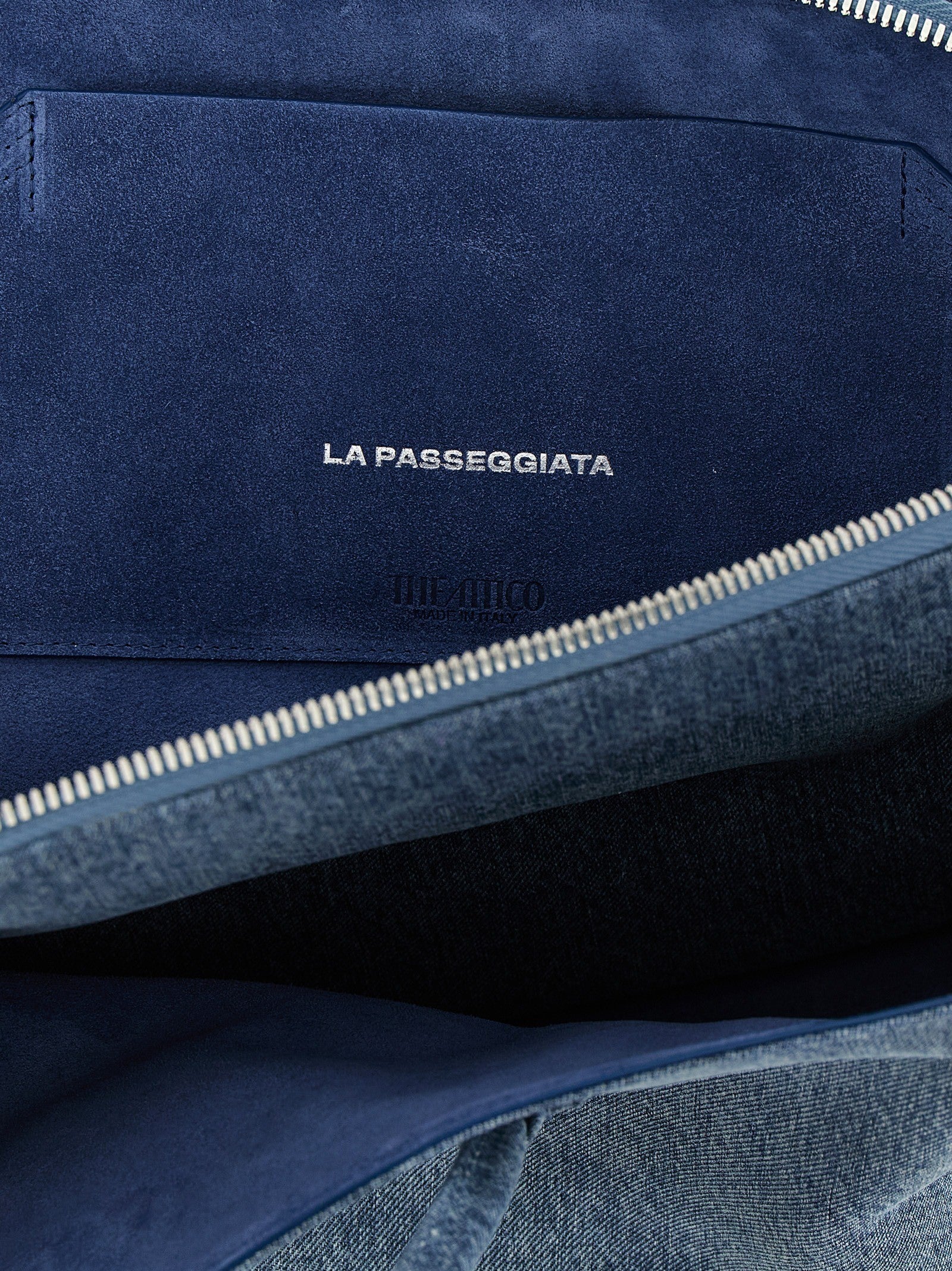 The Attico La Passeggiata Medium Shoulder Bag Blue
