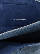 The Attico La Passeggiata Medium Shoulder Bag Blue