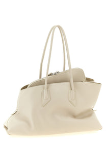 The Attico La Passeggiata Medium Shoulder Bag White