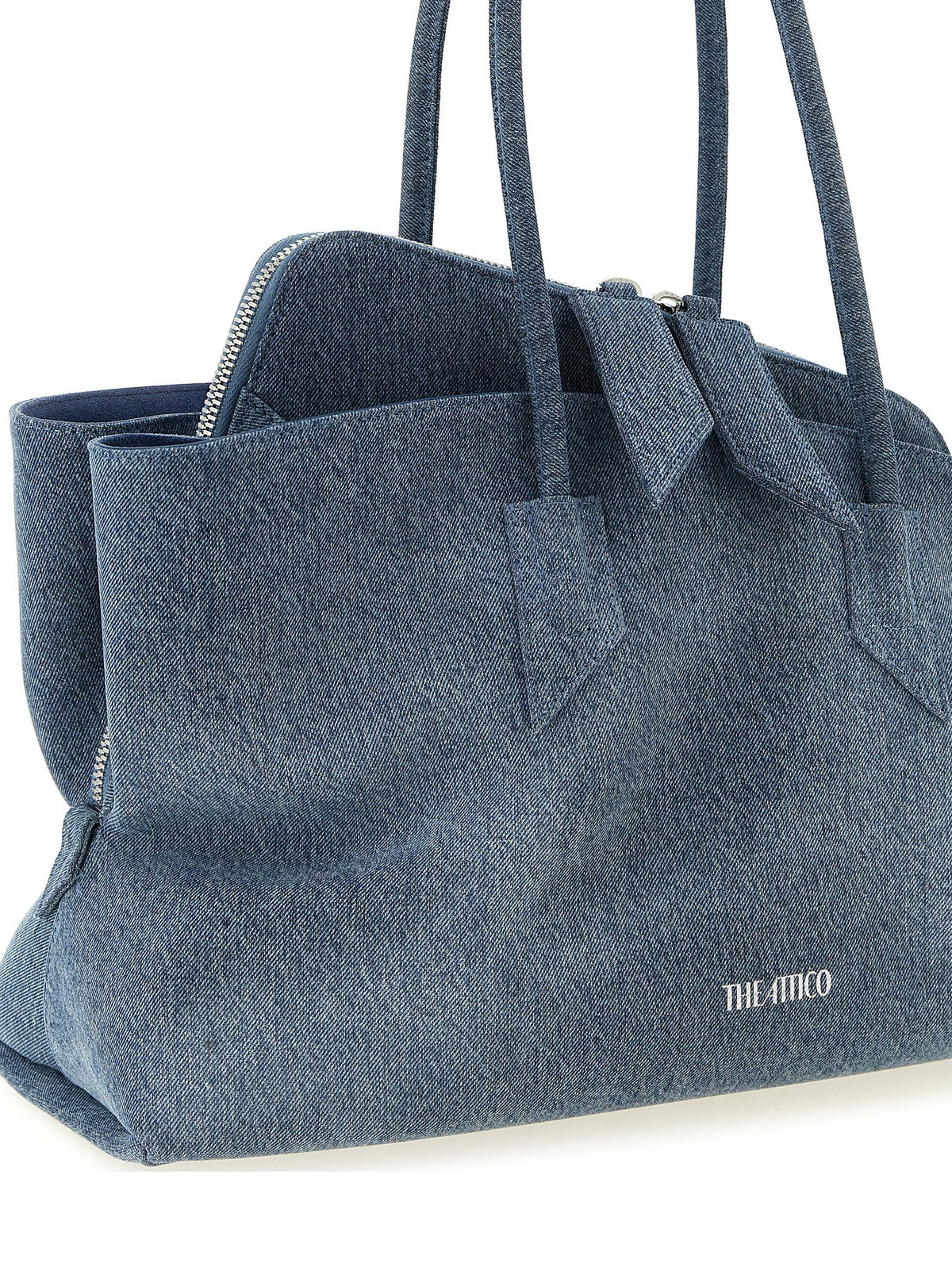 The Attico La Passeggiata Medium Shoulder Bag Blue