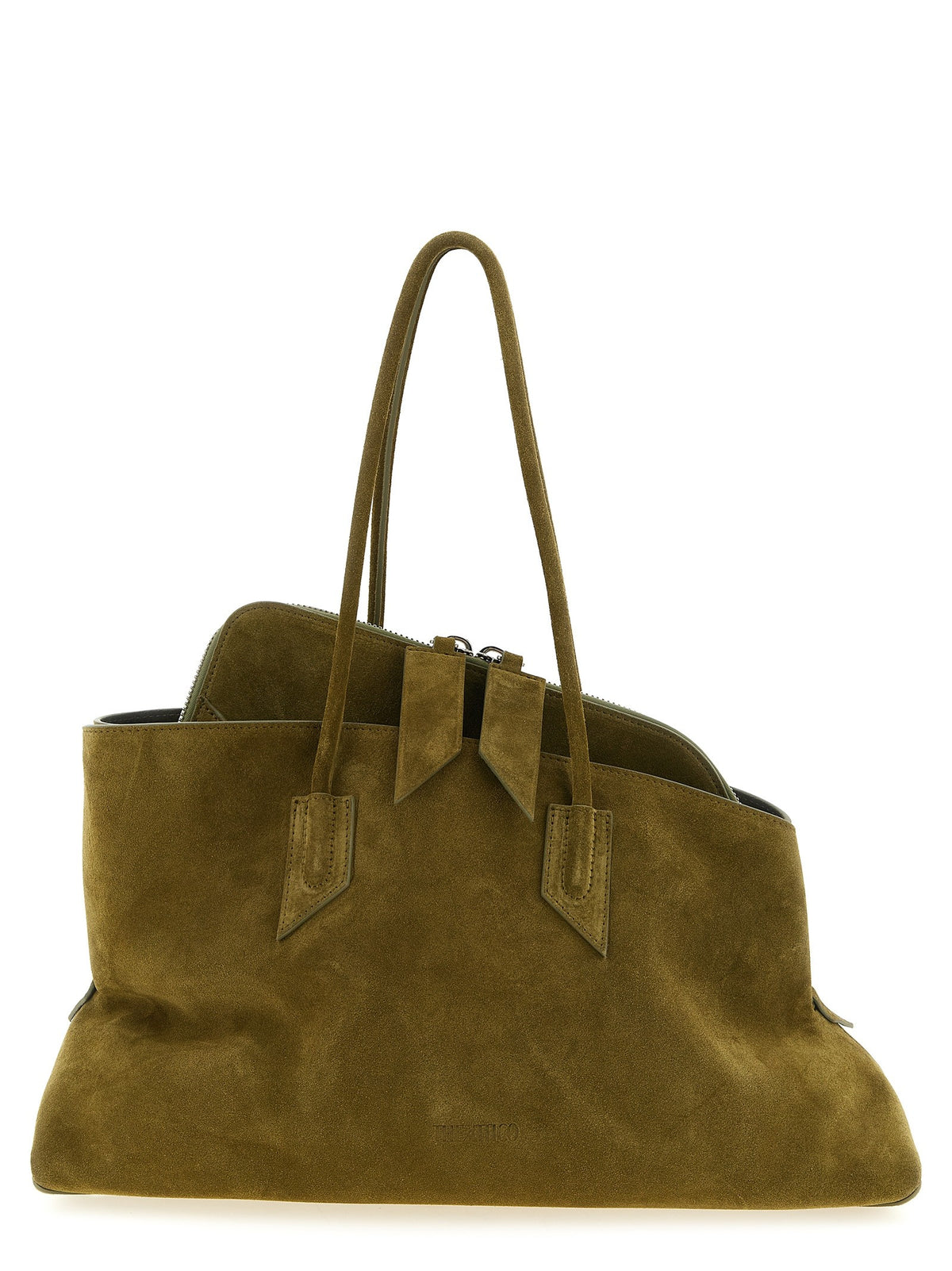 The Attico La Passeggiata Medium Shoulder Bag Green