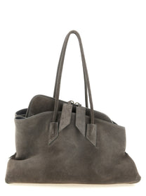 The Attico La Passeggiata Medium Shoulder Bag Grey