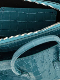 The Attico La Passeggiata Mini Handbag Blue