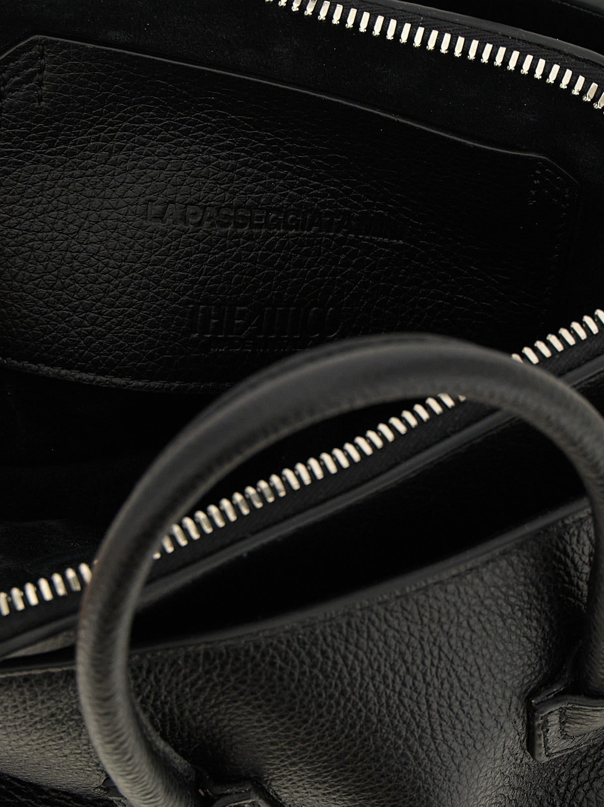 The Attico La Passeggiata Mini Handbag Black