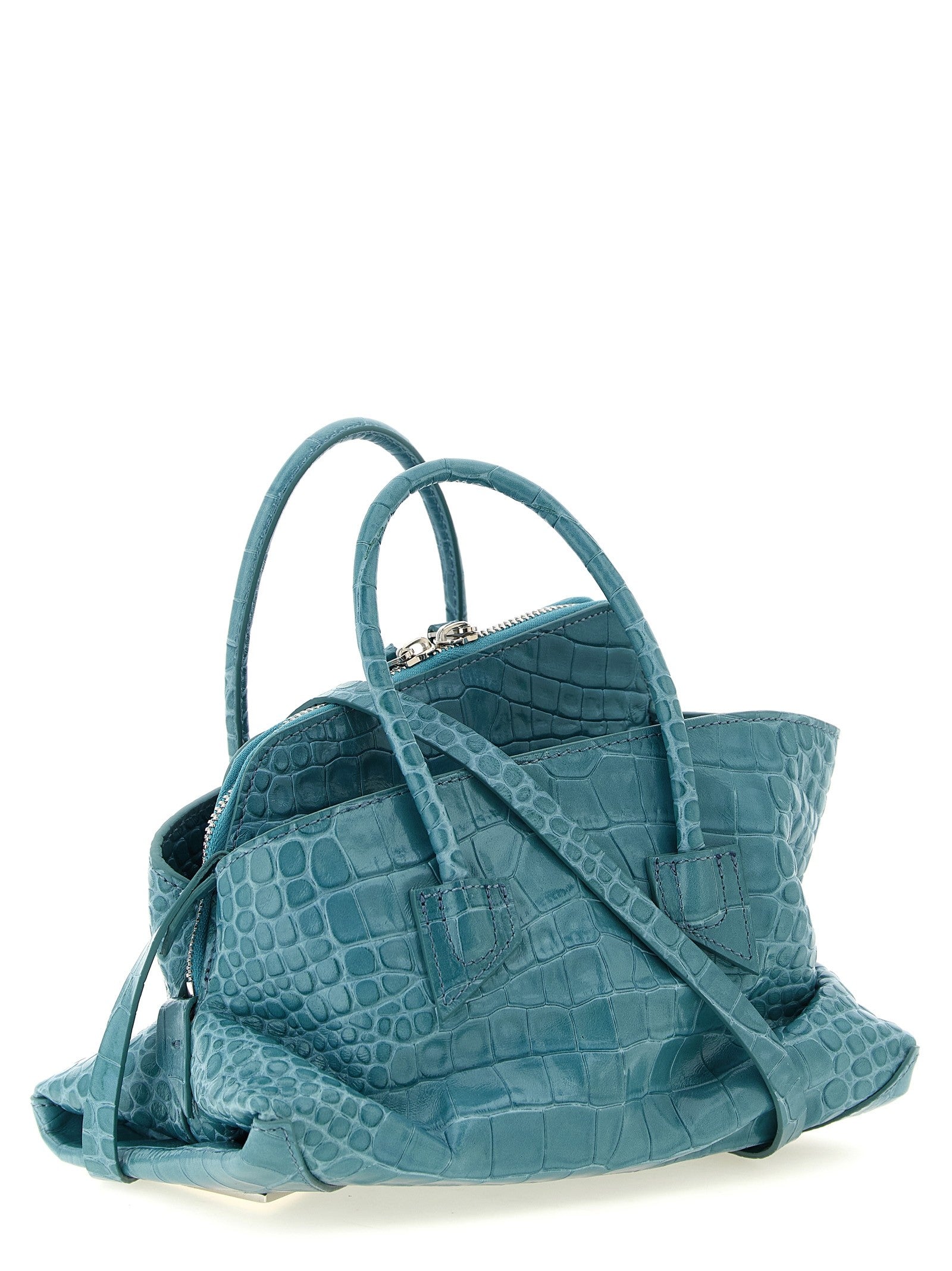 The Attico La Passeggiata Mini Handbag Blue