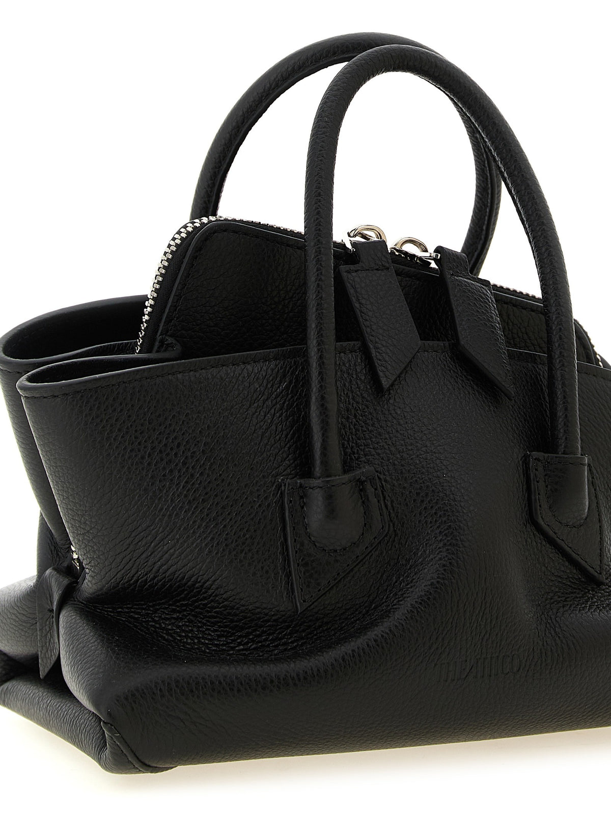 The Attico La Passeggiata Mini Handbag Black