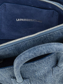 The Attico La Passeggiata Mini Handbag Blue