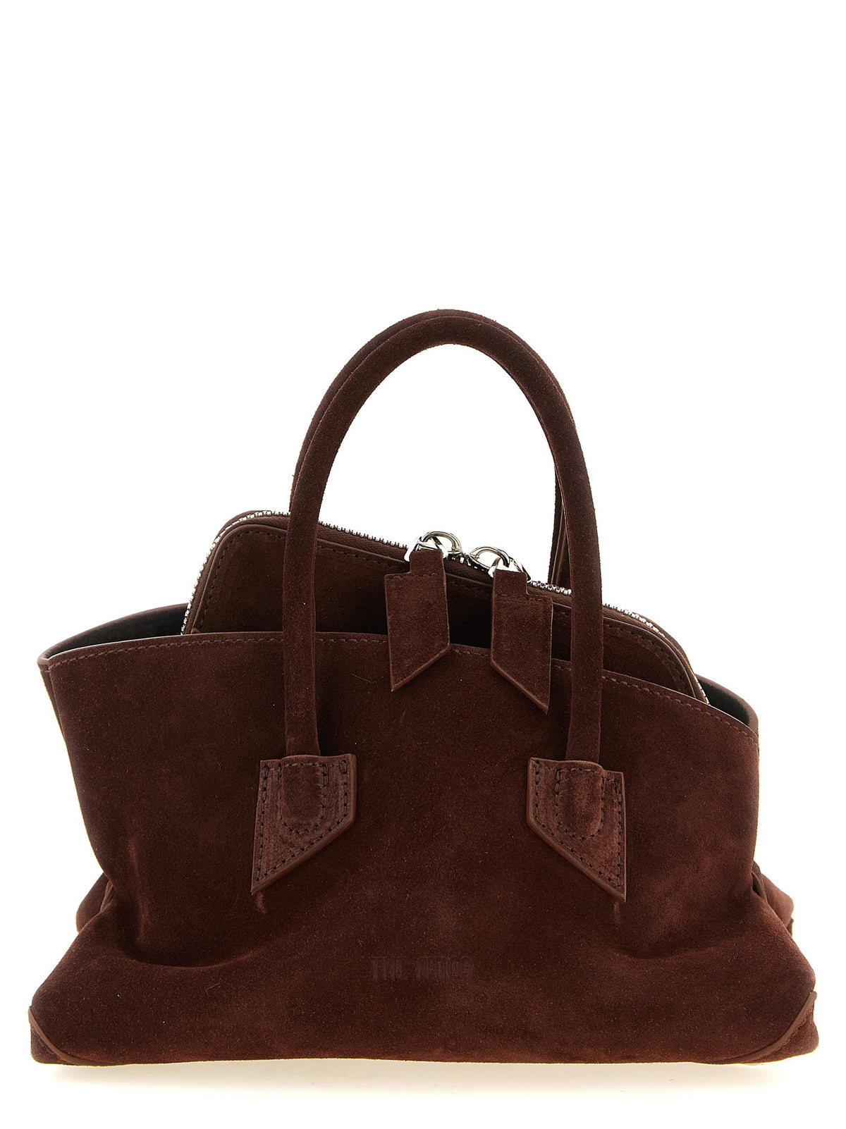 The Attico La Passeggiata Mini Handbag Brown