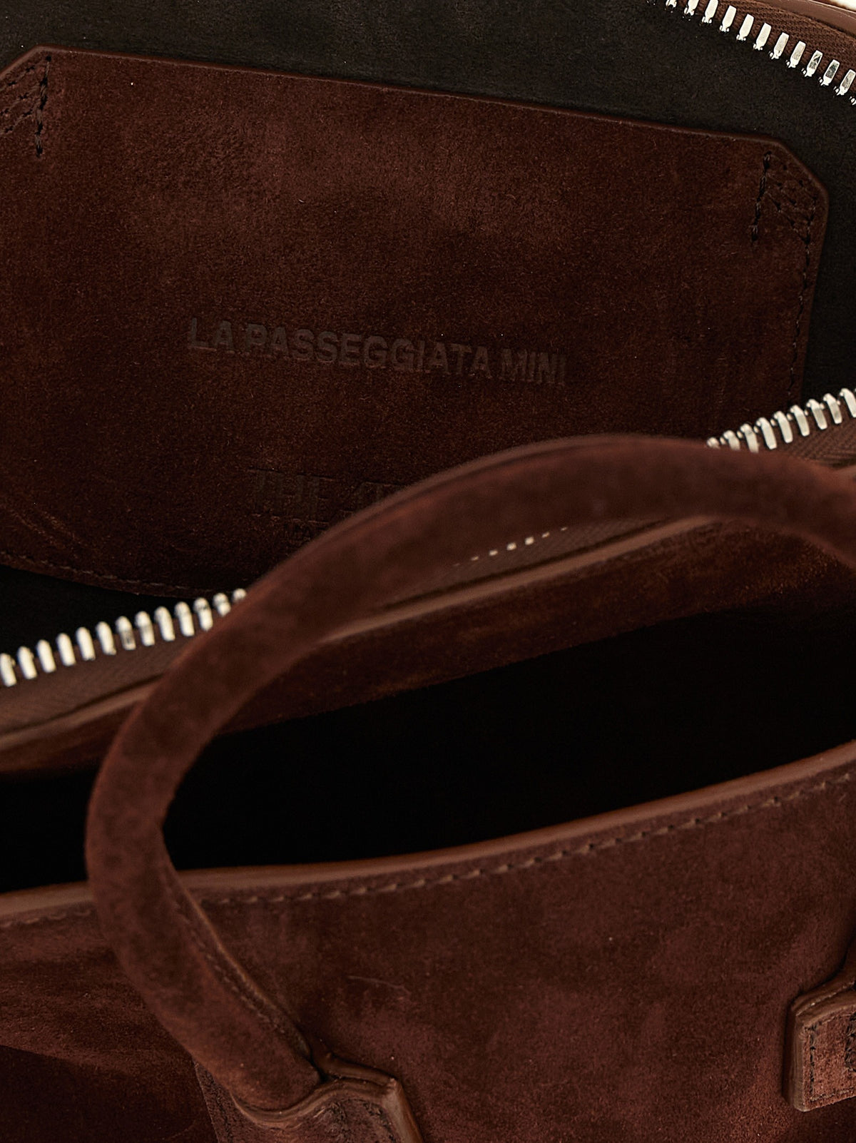 The Attico La Passeggiata Mini Handbag Brown