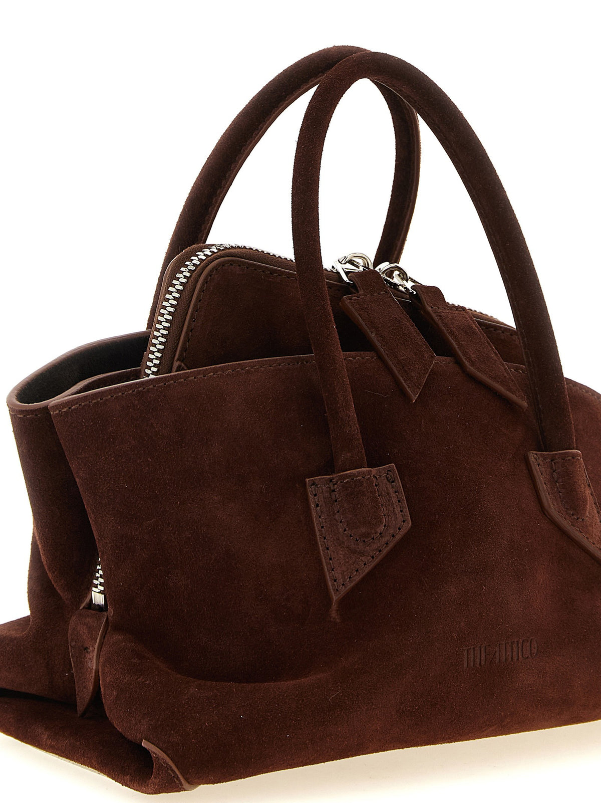 The Attico La Passeggiata Mini Handbag Brown