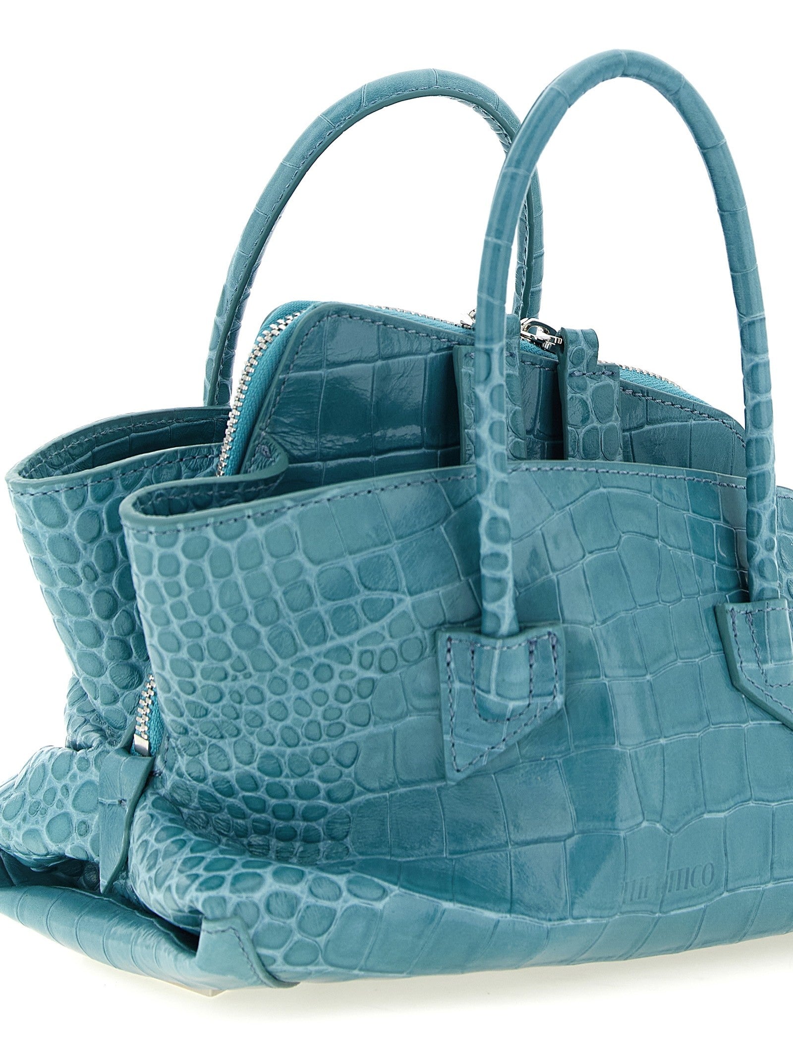 The Attico La Passeggiata Mini Handbag Blue