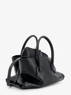 The Attico Women's La Passeggiata Mini Leather Handbag Black, view 3
